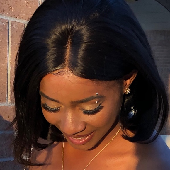 Human hair lace front bob - Picture 2 of 3